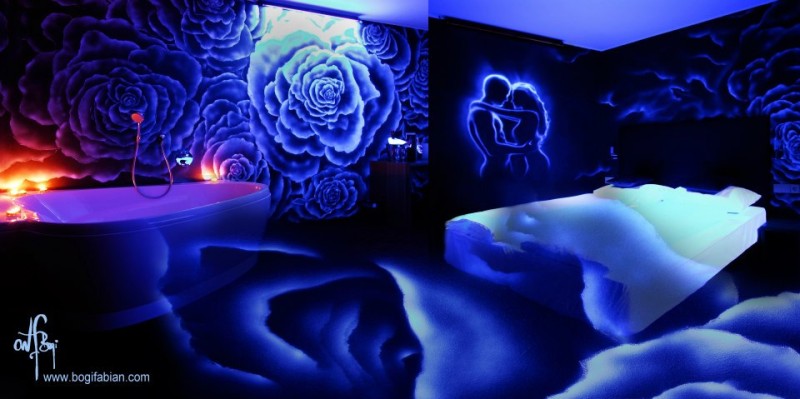  фосфоресциращи рисунки по стените 