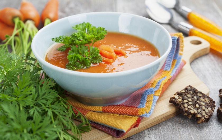 детокс-супа с моркови и джинджифил