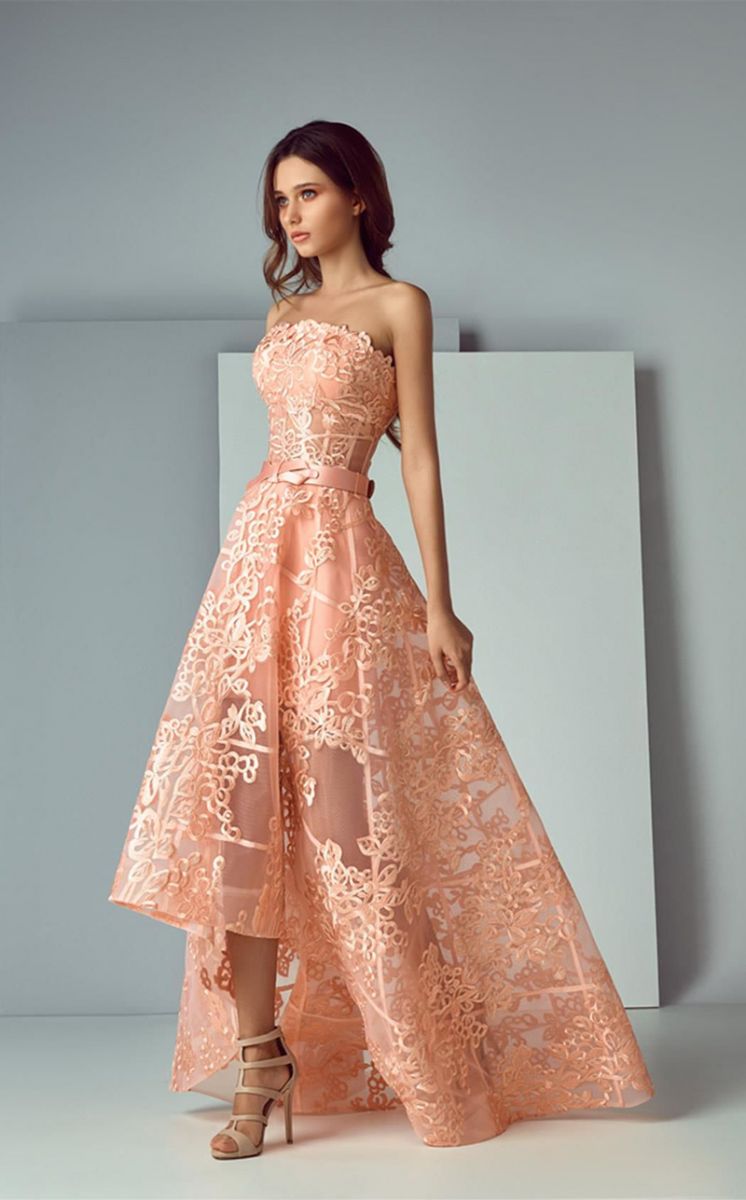  вечерна рокля от дантела 