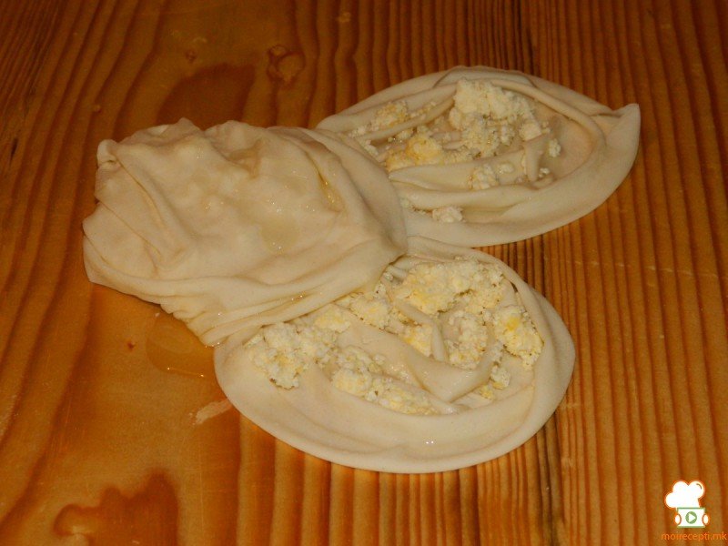 плисирани банички със сирене 2