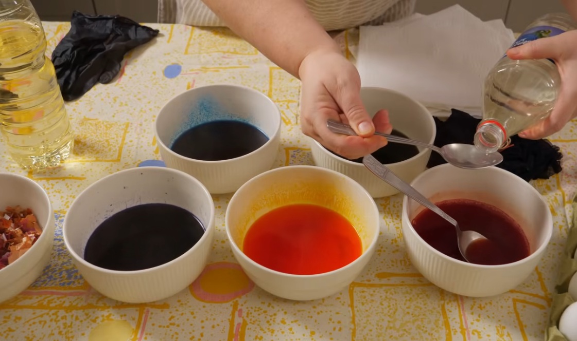 оцет в боята