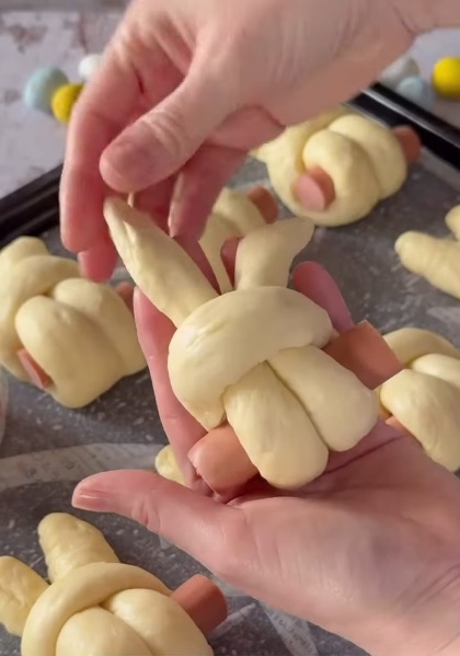 уши на зайче