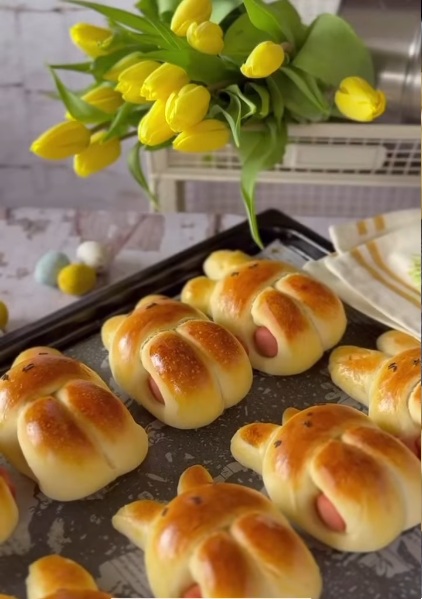 изпечени зайчета