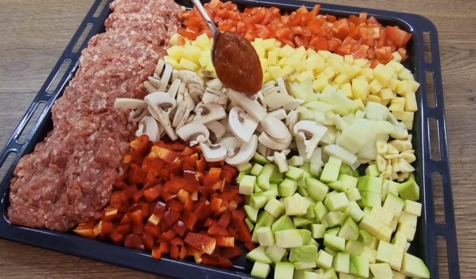 кайма и зеленчуци