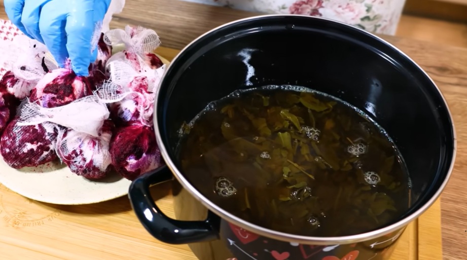 яйце в отвара