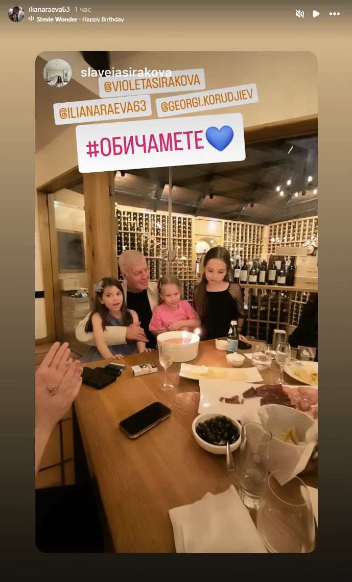 Наско Сираков внучки