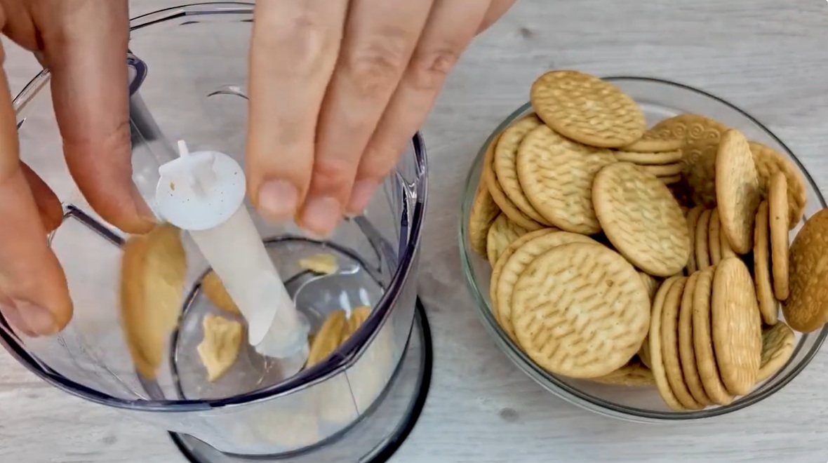 бисквити в блендер