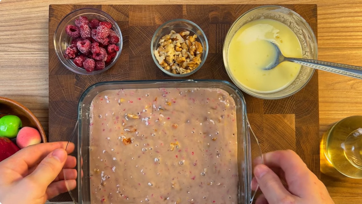 приготвяне плодов сладкиш