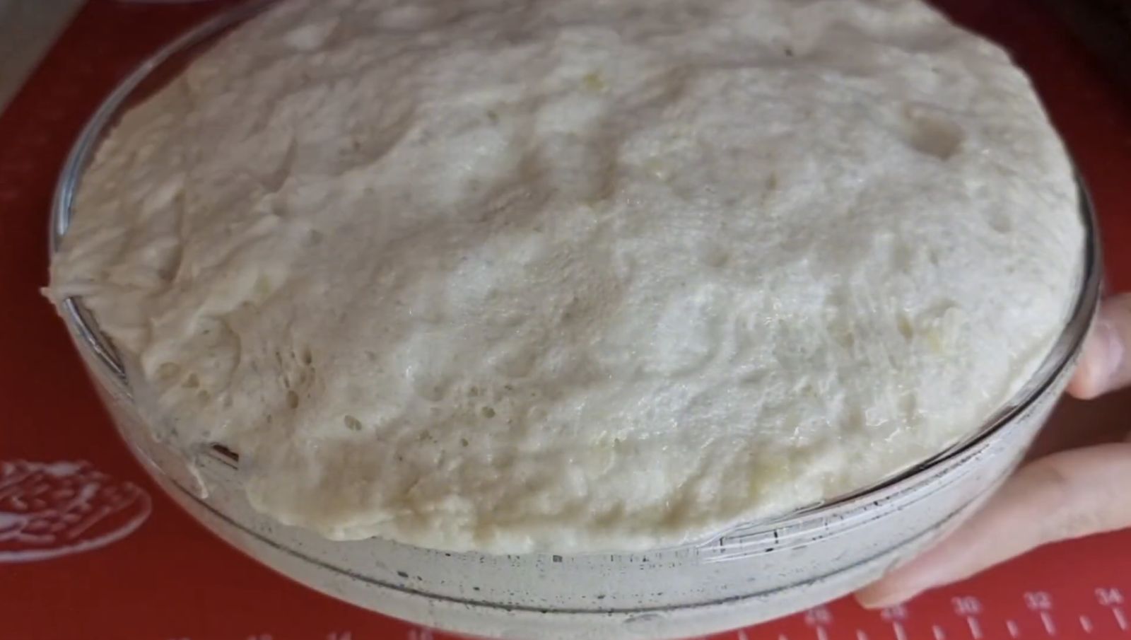 тесто след втасването