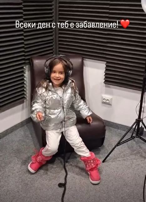 Галина в студиото