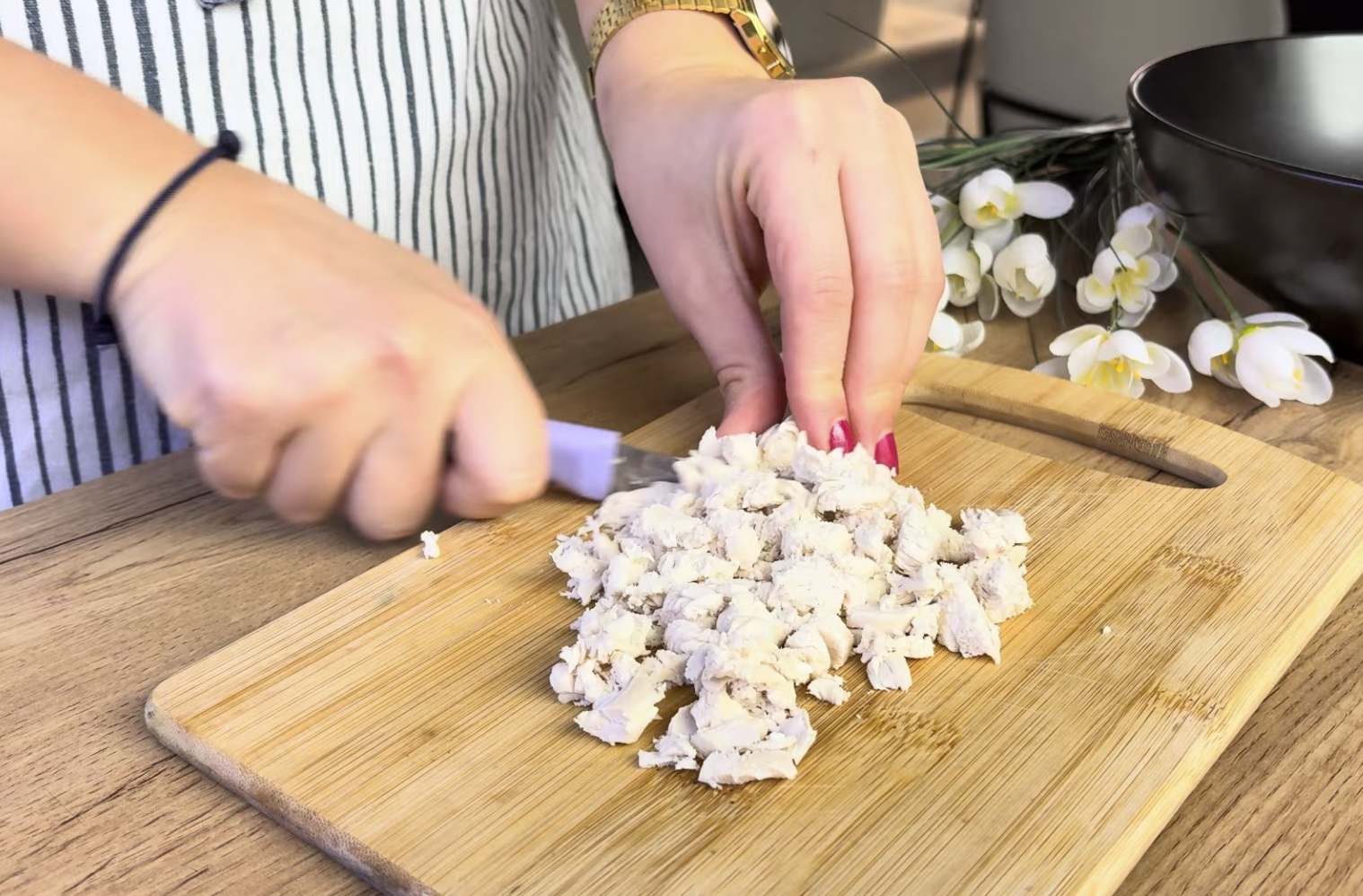 накълцано пиле