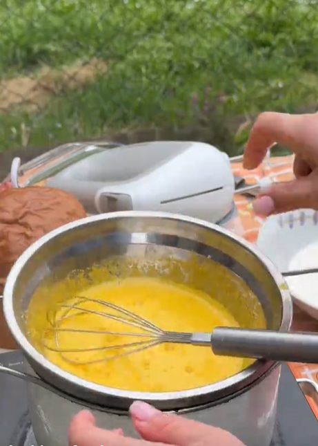 жълтъци на водна баня