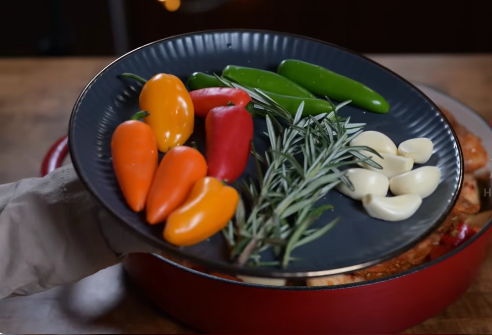 розмарин и чесън