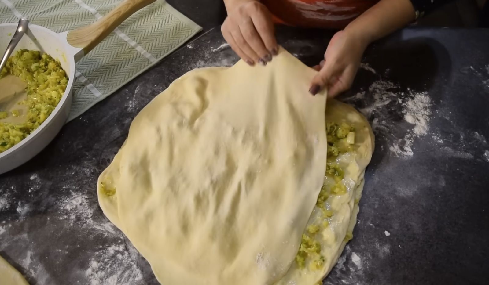 кора върху плънката