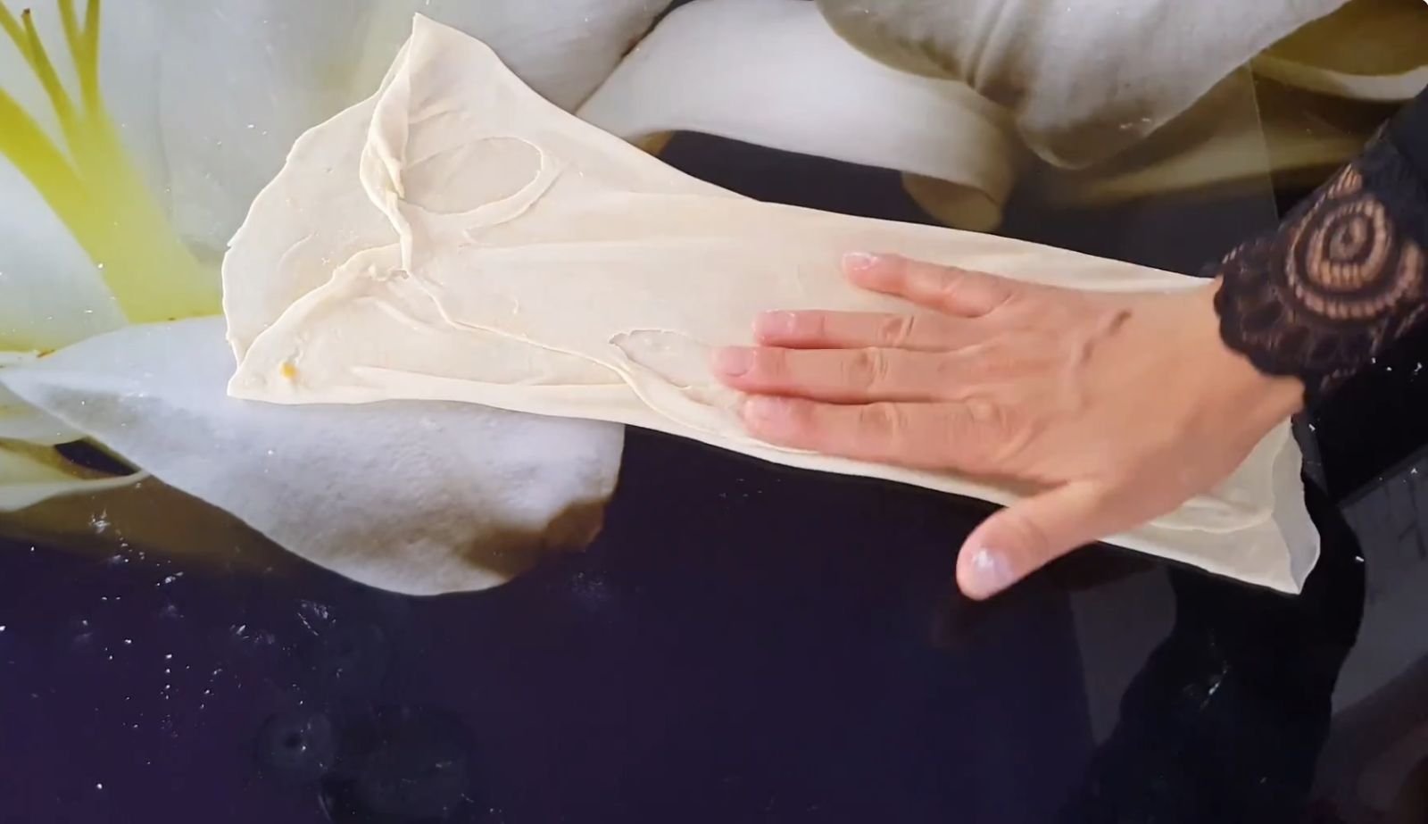 сгънато тесто