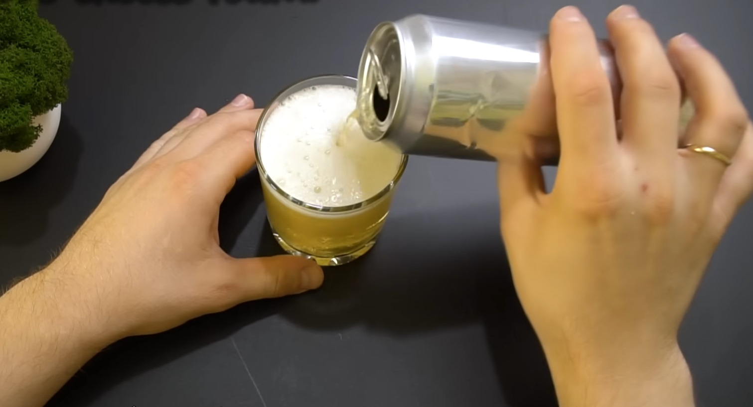 бира в чаша