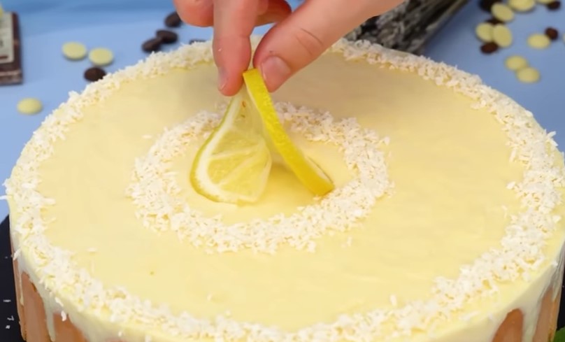 пролетна торта с лимон