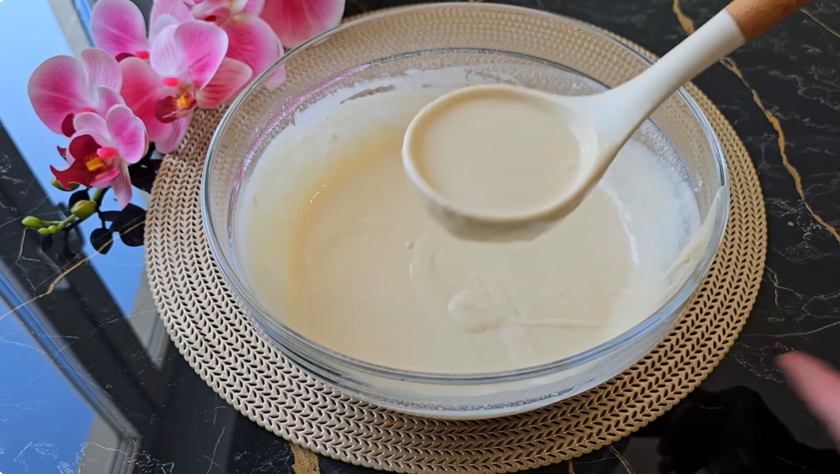 черпак тесто