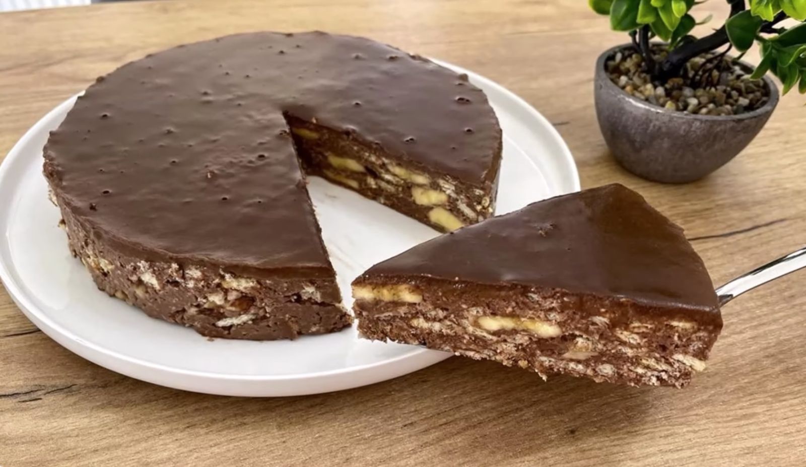 бъркана бананова торта