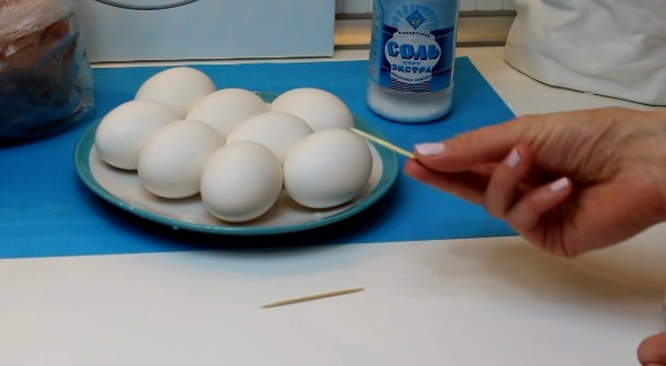 варене яйца клечки за зъби