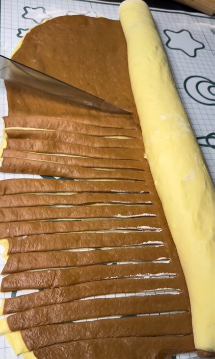 тесто на ленти