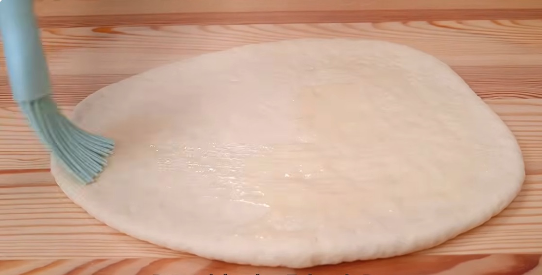 масло върху тестото