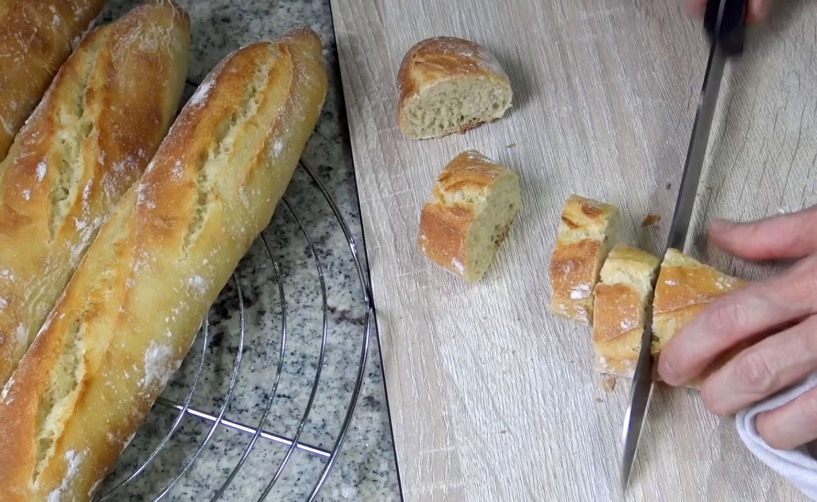 филийки багета