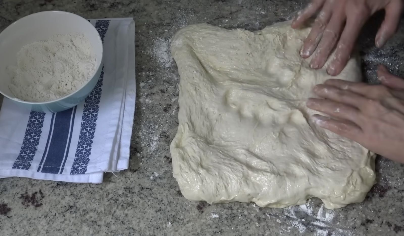 квадрат от тесто