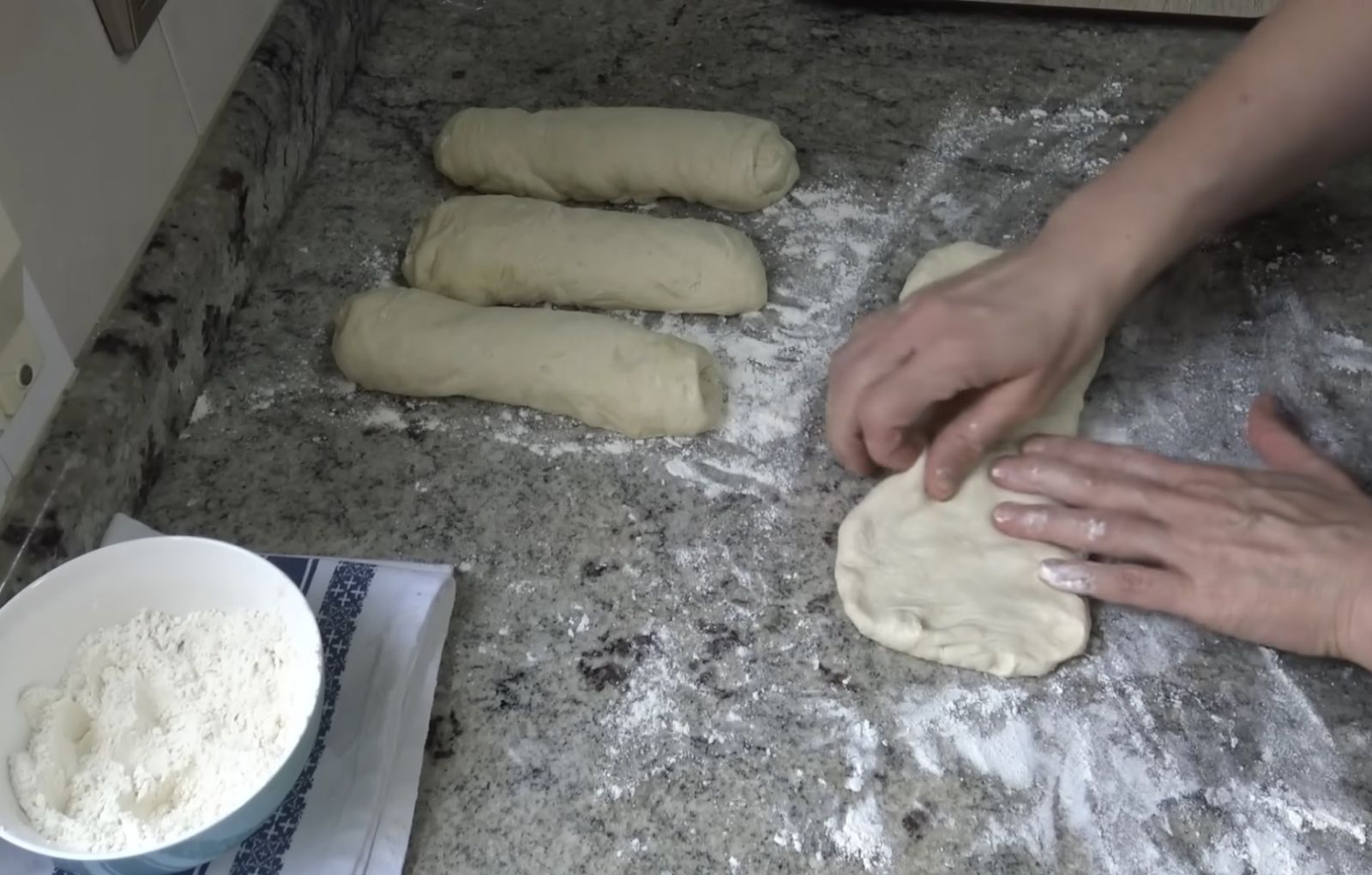 разтягане тесто