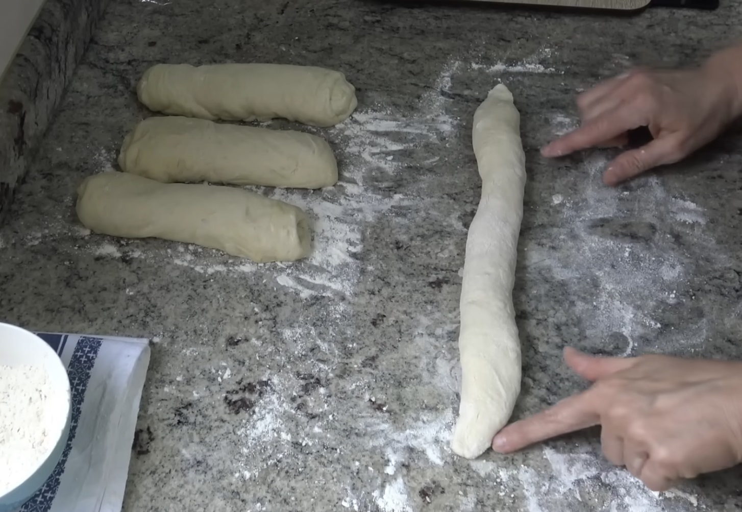 домашна багета тесто