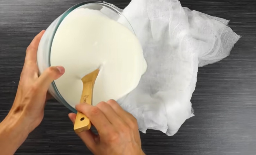 изсипване смес