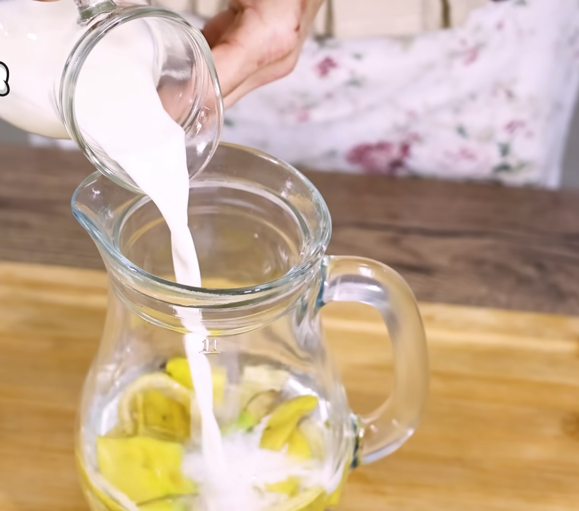 мляко в кана