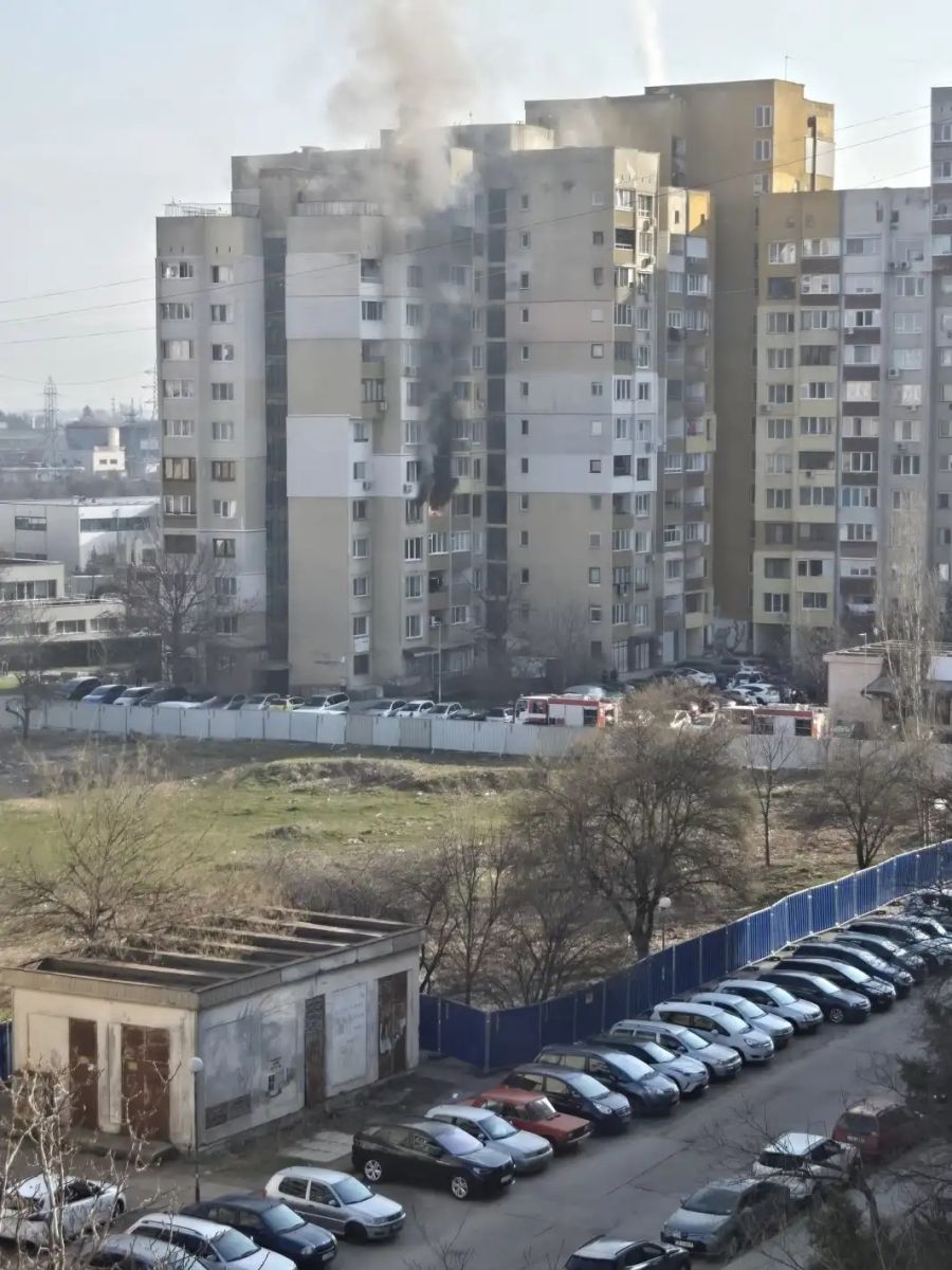 кадри пожар