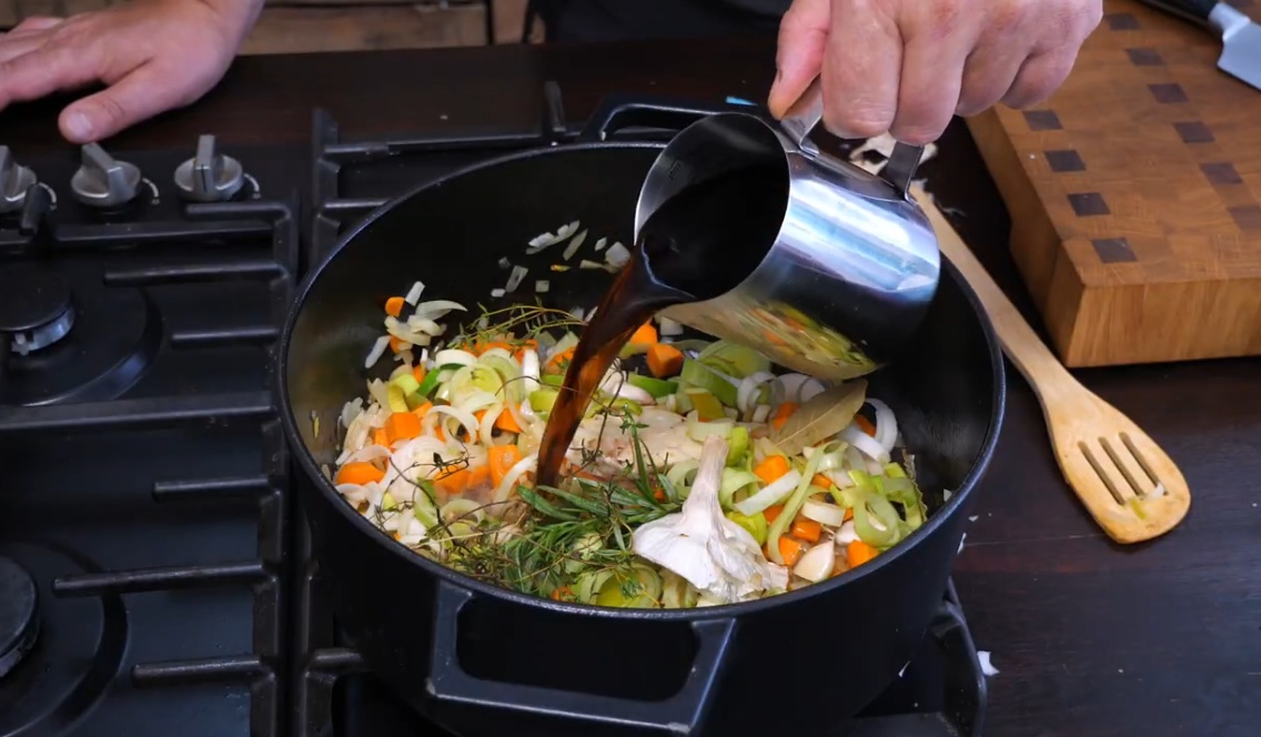 бира в зеленчуците