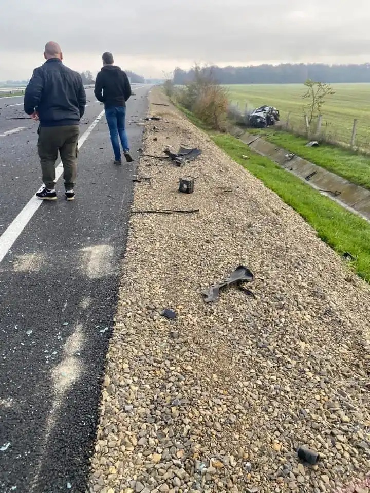 катастрофа кадри