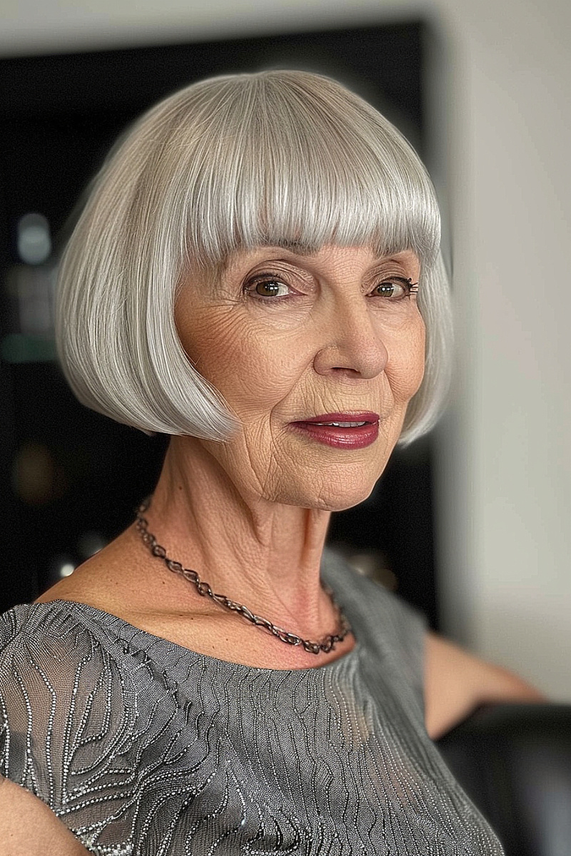 класически боб обемен бретон