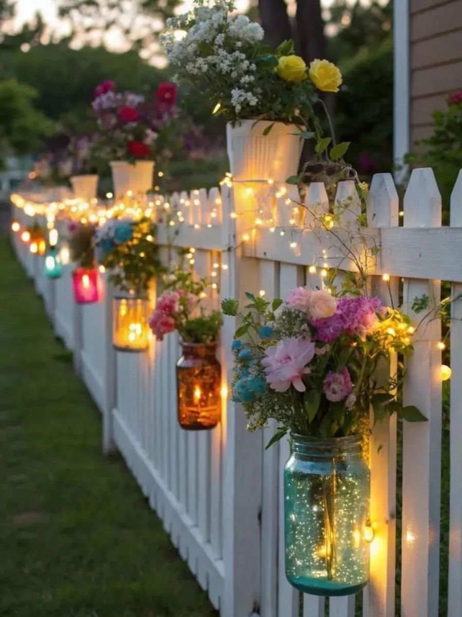 красиви светещи вази