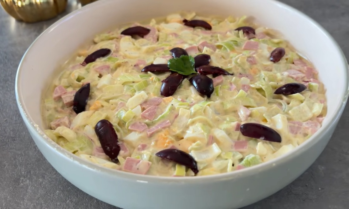 крем салата с праз