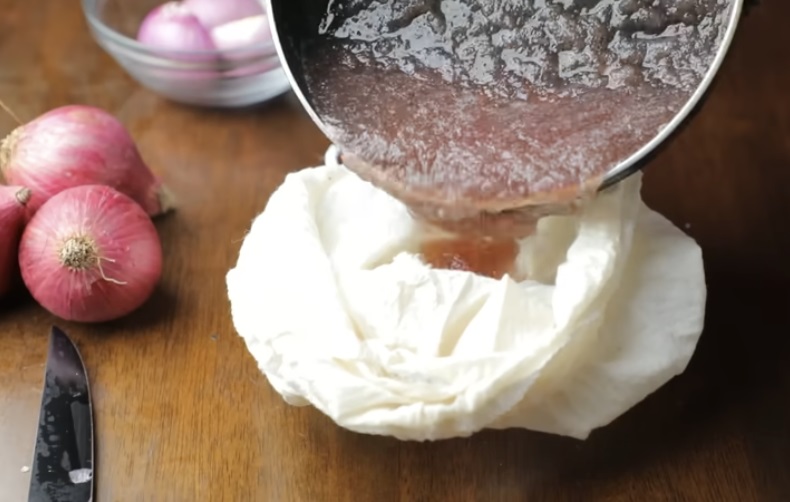 прецеждане лучено масло