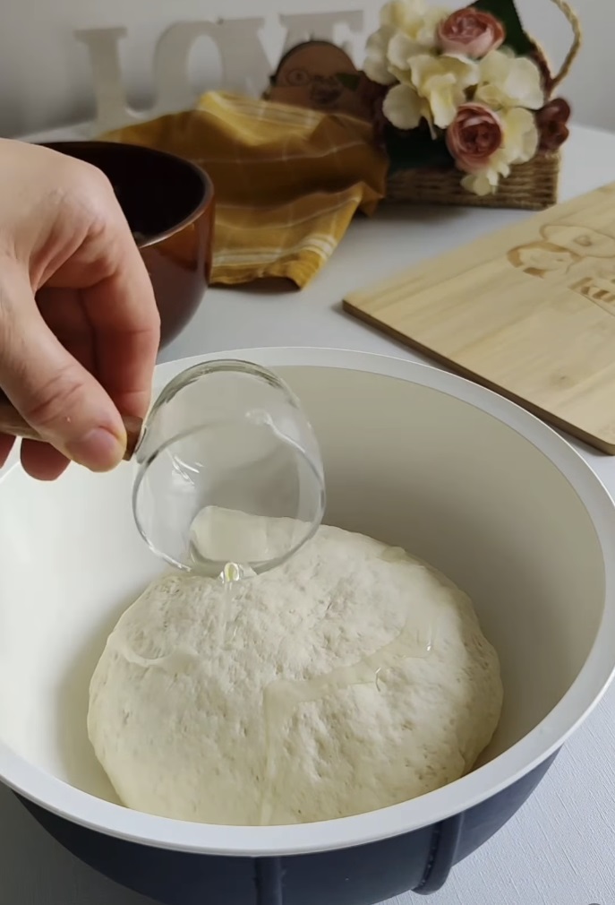 тесто с олио