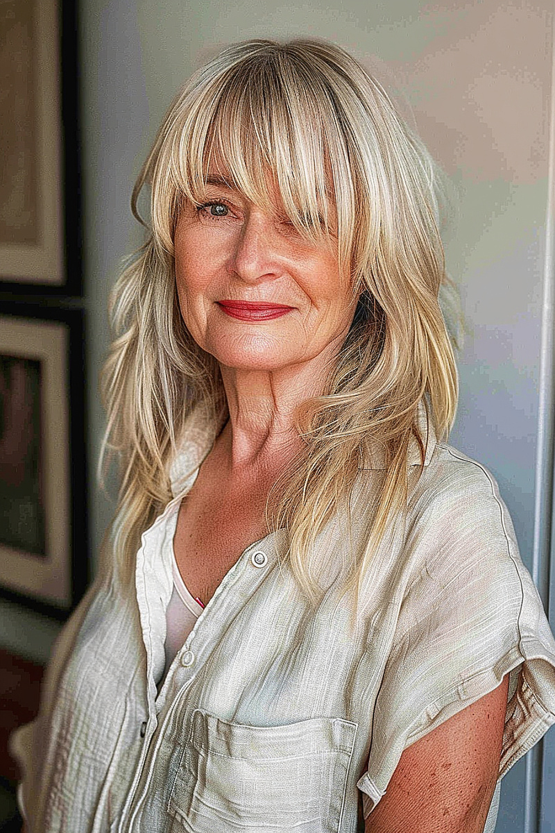 меки пластове с бретон завеса