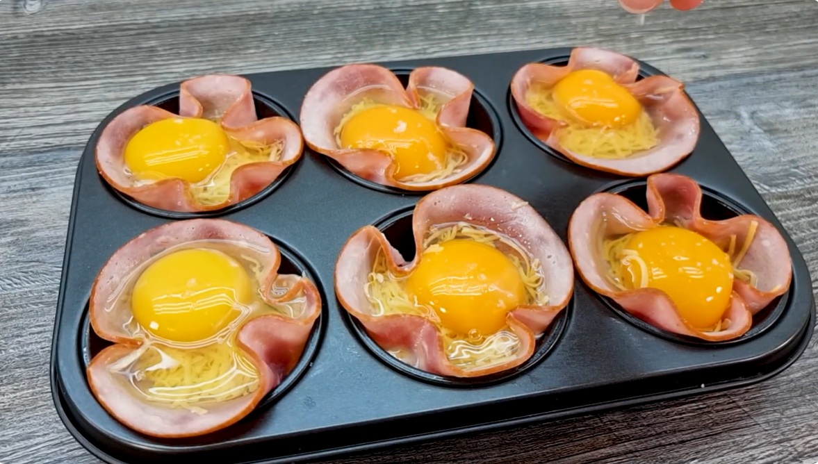 мъфини преди печене