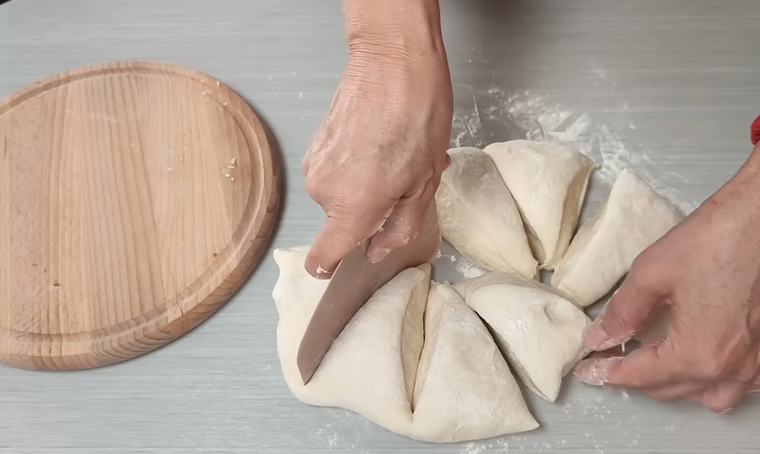 нарязване тесто