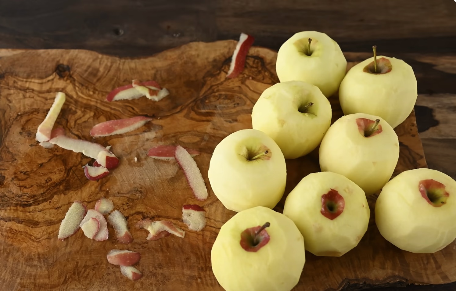 обелени ябълки