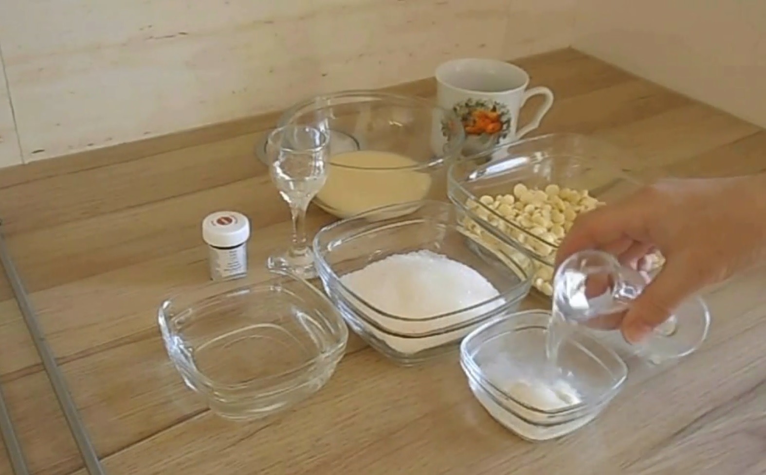 желатин във вода