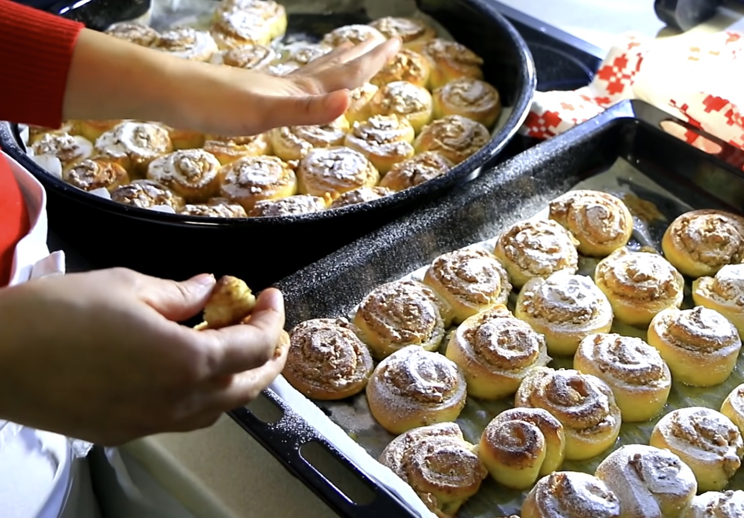 охлювчета в пудра захар