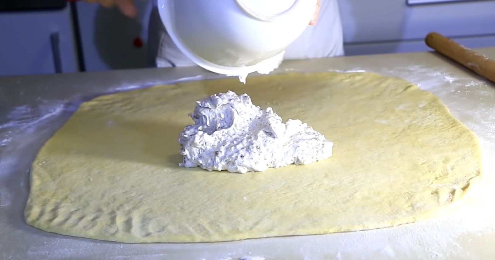 плънка върху тестото