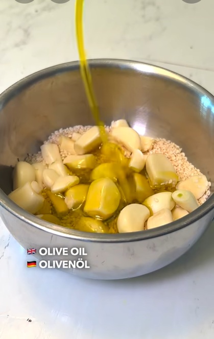 чесън и сусам