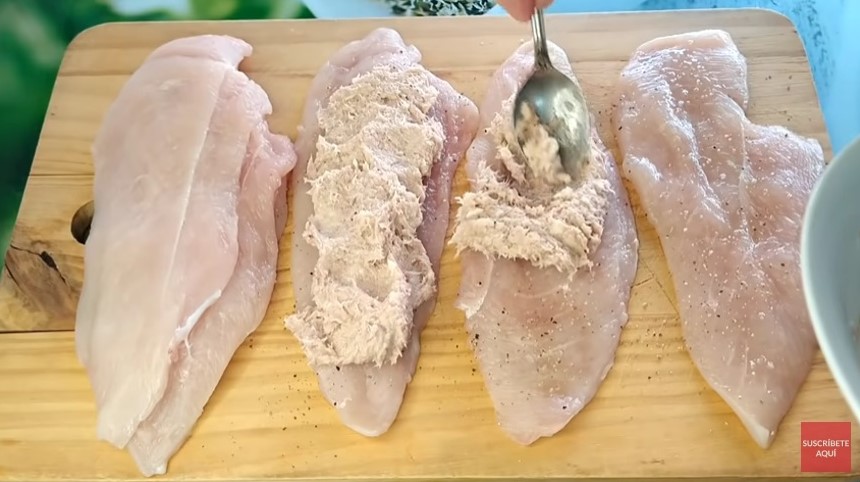 пиле с плънка