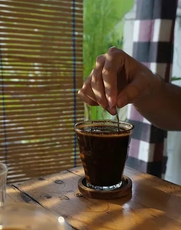 разбъркване кафе